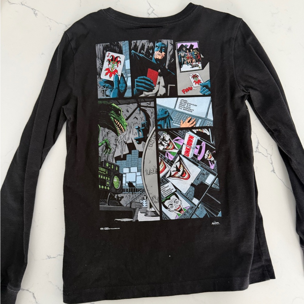 Kith Batman Graphic Long Sleeve Kids Shirt